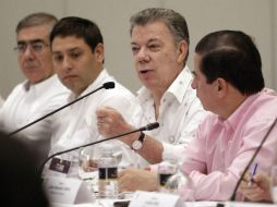 Aún no se confirma la participación de Juan Manuel Santos, quien ha señalado que el pacto no será renegociado. EFE / R. Maldonado