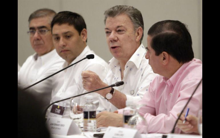Aún no se confirma la participación de Juan Manuel Santos, quien ha señalado que el pacto no será renegociado. EFE / R. Maldonado