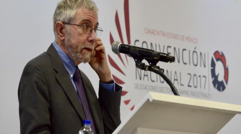 Krugman dictó una conferencia en la Convención Nacional 2017 de la Canacintra. SUN /