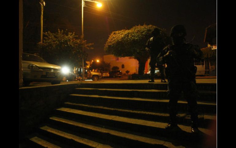 Un fuerte operativo por parte de la policía fue montado en el municipio para tratar de localizar a los causantes. EL INFORMADOR / ARCHIVO