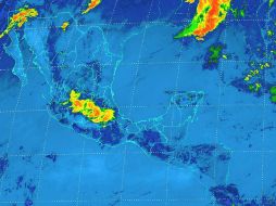Las tormentas con actividad eléctrica y granizadas para el domingo están previstas en Michoacán, Guerrero, Edomex, entre otros. TWITTER / @conagua_clima