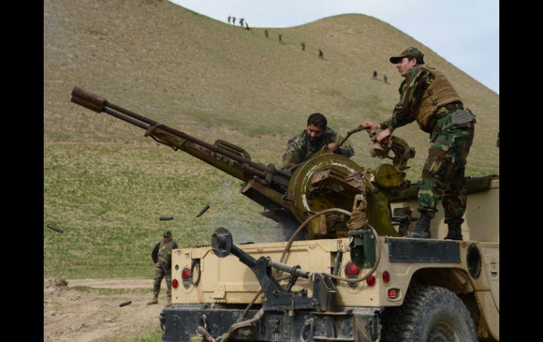 El régimen de Kim Jong-un considera los ejercicios militares un ensayo para invadir su territorio. AFP / H. Hashimi