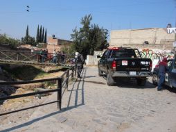 Los propios vecinos que pasaron el lugar hicieron el reporte a los servicios de emergencia. ESPECIAL /