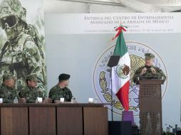 Vidal Soberón encabezó la primera fase del Centro de Entrenamiento Avanzado de la Armada de México. SUN / I. Stephens