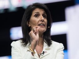 Haley se reunió ante la mayor organización norteamericana proisraelí. AFP / N. Kamm