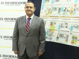 Héctor Pizano Ramos afirma que buscará la candidatura a gobernador sin engaños. EL INFORMADOR / E. Barrera