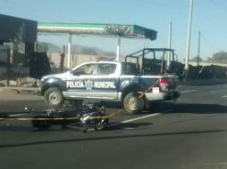 Quien conducía el auto involucrado en el accidente se dio a la fuga. ESPECIAL /
