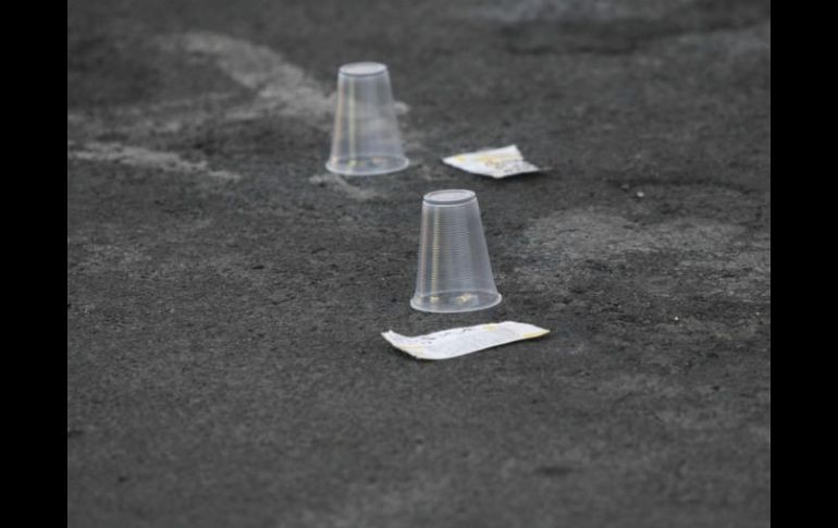 Junto al cuerpo también se localizaron siete casquillos de bala calibre nueve milímetros. EL INFORMADOR / ARCHIVO