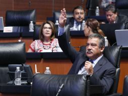 En un escrito, el senador michoacano requiere que Escudero se pronuncie a su favor en la próxima sesión ordinaria. ESPECIAL / prd.senado.gob.mx