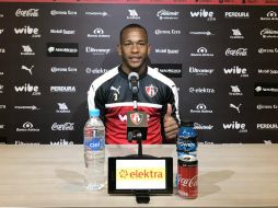 ''Yo creo que estaremos en Liguilla si no aflojamos'', dijo Leiton Jiménez este martes. TWITTER / @atlasfc