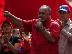 Diosdado Cabello señaló a los países que apoyaron participar en una reunión de la OEA, como ‘sometidos a infames presiones’. EFE / C. Hernández