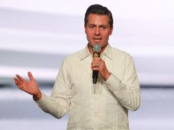 El Mandatario es acompañado por el canciller Luis Videgaray; el encuentro iniciará este miércoles. NTX / J. Pazos