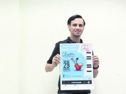 Luis Ku. El músico lanza una invitación al público para disfrutar del concierto 'Por el derecho a sonreír'. EL INFORMADOR / M. Vargas