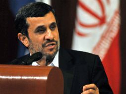 Ahmadineyad auguró que 'EU como gobierno mundial se dirigirá con rapidez hacia el colapso'. NTX / ARCHIVO