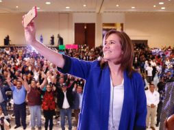 Margarita Zavala se postula hasta el momento como la única mujer contendiente por la presidencia de México en el 2018. TWITTER / @Mzavalagc