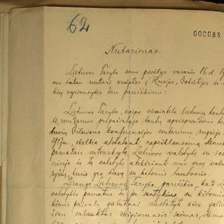 Encuentran en Berlín el acta de independencia de Lituania