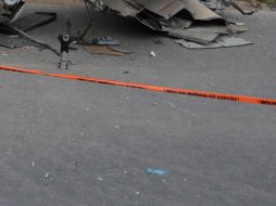 El accidente ocurrió sobre la carretera Santa Rosa-Guadalajara, a altura del fraccionamiento Puerta del Sol. SUN / ARCHIVO