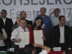 Los nuevos dirigentes recibieron constancia de mayoría y la validación del proceso interno. EL INFORMADOR / F. Atilano