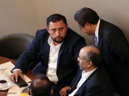 El legislador Antonio Tarín permaneció resguardado en el recinto legislativo de San Lázaro. ESPECIAL / Xinhua