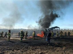 Una persona murió en el incendio del ducto de El Zapote; al parecer lo ordeñaba cuando las llamas lo sorprendieron. EFE /
