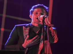 Brandon Flowers, vocalista de The Killers ya había sido noticia previo a su participación pues había sido sorprendido comiendo tacos. AFP / J. Aguilar