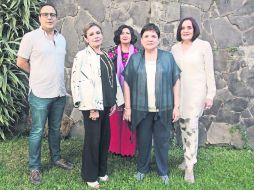 De izquierda a derecha Mario Heredia, Leticia Villagarcía, Carolina Aranda, Martha Cerda e Iliana Hernández. EL INFORMADOR / F. Atilano