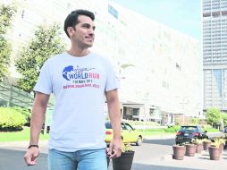 El ultramaratonista mexicano se unirá al Wings For Life World Run en nuestra ciudad el próximo 7 de mayo. EL INFORMADOR / D. Almanza