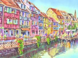 Colmar se encuentra en el corazón de la región francesa de Alsacia, a los pies de las cordilleras de Los Vosgos. EL INFORMADOR / J. Monroy