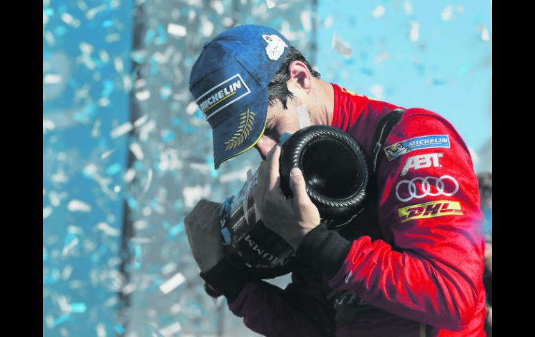 Lucas di Grassi protagonizó un emocionante final en el Autódromo Hermanos Rodríguez para llevarse su primera victoria de la temporada. EFE / J. Méndez