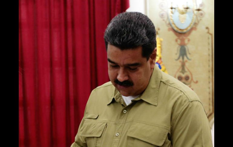 Maduro criticó un comunicado del Mercosur suscrito por los cancilleres de la llamada triple alianza.  / Xinhua/B.Vergara