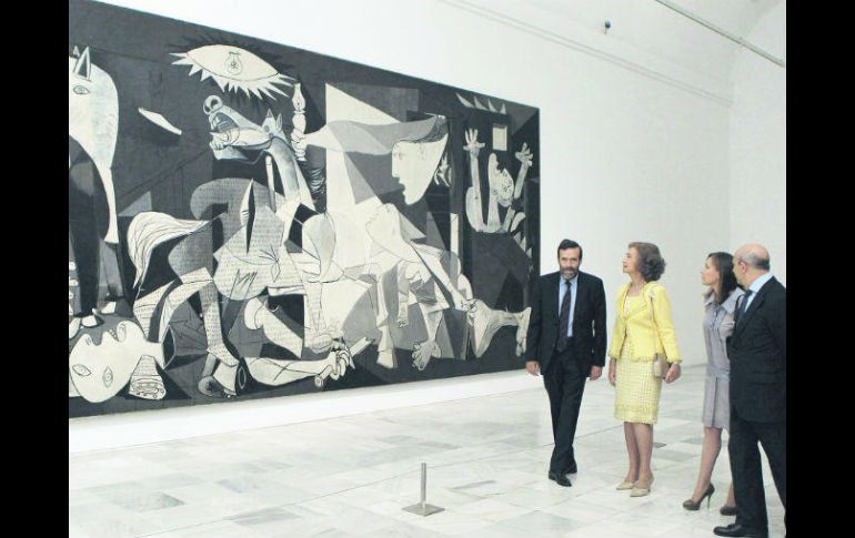 Ícono. La obra fue pintada por Picasso en 1937, por encargo del Gobierno de la II República para el pabellón de la Expo en París. EFE /