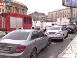 La explosión obligó a evacuar algunas de las estaciones del tren. ESPECIAL / life.ru