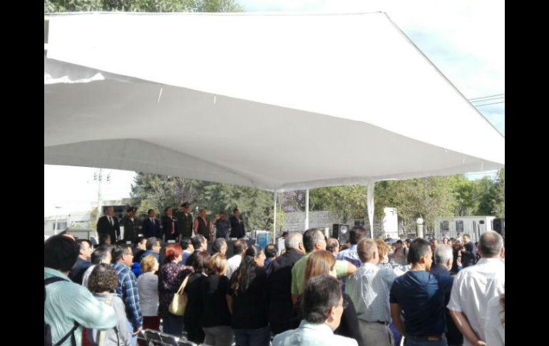 Al evento de inauguración acuden el titular de la Sedena, Salvador Cienfuegos, y el alcalde tapatío, Enrique Alfaro. EL INFORMADOR / T. Villaseñor
