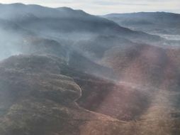 El incendio afectó un polígono aproximado de mil hectáreas del Cerro del Tepopote. TWITTER / @SemadetJal