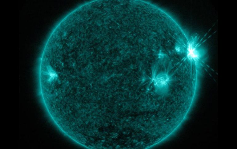 Las radiaciones nocivas de una llamarada no puede pasar a través de la atmósfera de la Tierra. ESPECIAL / nasa.gov