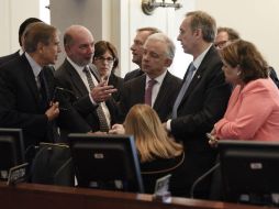La OEA llevó a cabo una reunión de emergencia este lunes para hablar de la situación venezolana. EFE / L. Nolly