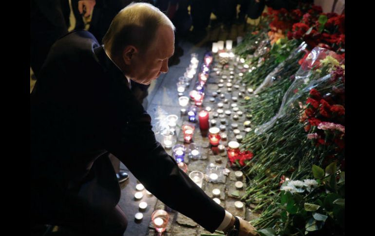 El portavoz del Kremlin aseguró que el atentado de San Petersburgo es un desafío para el pueblo ruso y su presidente. AFP / M. Klimentyev