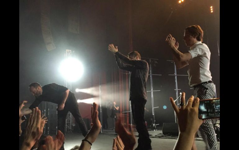 Cerca de 10 mil personas disfrutaron del primero de los dos conciertos de la banda. TWITTER / @AuditorioMx