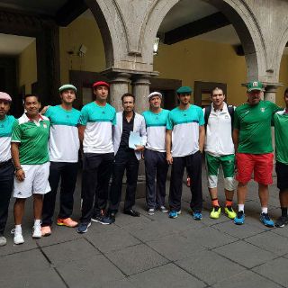 Presentan equipos de Copa Davis México-Paraguay