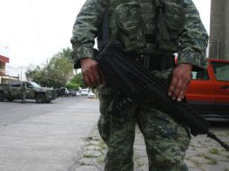 Los elementos de la Secretaría de Marina fueron apoyados por dos helicópteros. EL INFORMADOR / ARCHIVO