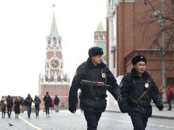 Policías registraron las viviendas de los detenidos e incautaron de materiales islamistas de carácter extremista y otros documentos. EFE / M. Shipenkov