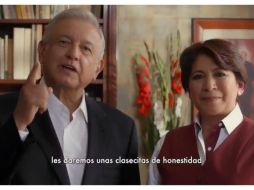 El líder de Morena dice que su partido: 'Es una alianza con el pueblo (…) con la honestidad, con el compromiso de no mentir, no robar'. TWITTER / @lopezobrador_
