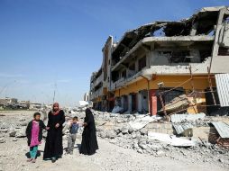 La resistencia de los yihadistas es feroz, por lo que los civiles están más expuestos que nunca en esta batalla. AFP / A. Al-Rubaye