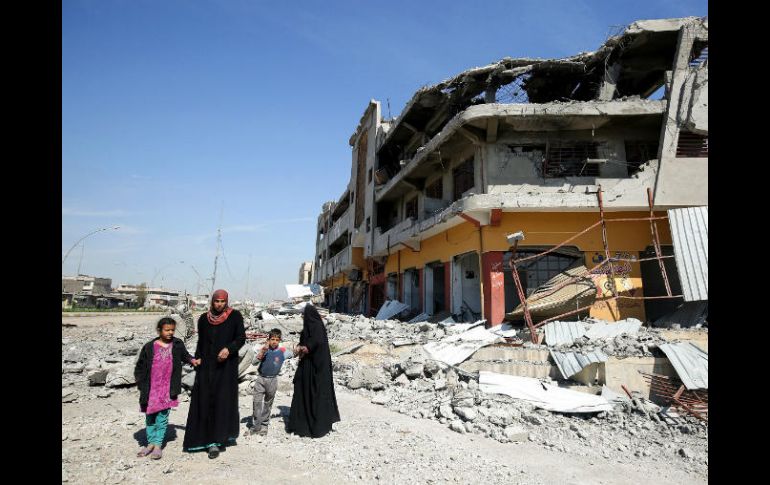 La resistencia de los yihadistas es feroz, por lo que los civiles están más expuestos que nunca en esta batalla. AFP / A. Al-Rubaye