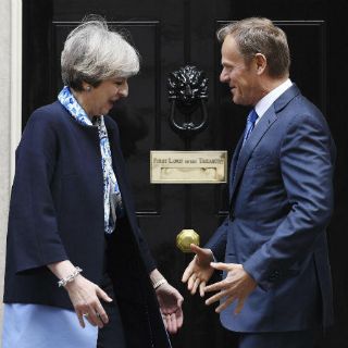 Tusk visita Londres por primera vez desde inicio del ‘Brexit’