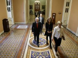 El líder republicano Mitch McConnell había adelantado que podría cambiar las normas para lograr la aprobación de Gorsuch. AP / J. Applewhite
