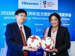 Hisense, que también patrocinó la Eurocopa de 2016 en Francia, no divulgó detalles financieros. TWITTER / @HisenseGlobal