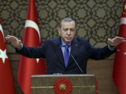 Erdogan hace estas declaraciones llegan tras semanas de tensiones entre la UE y Turquía. AP / ARCHIVO