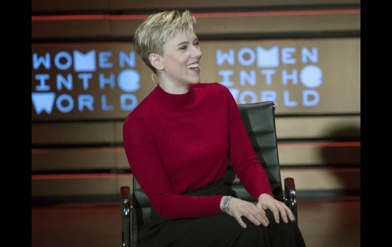 Johansson confesó que después de que el presidente de EU, Donald Trump, ganara las elecciones, sintió 'pánico'. AP / M. Altaffer
