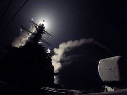 Este ataque es la primera acción militar directa de Estados Unidos desde el inicio de la guerra en Siria en 2011. EFE / S. Ford